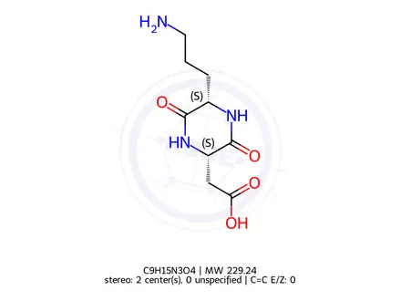 Chemical structure of L-Ornithine L-Aspartate Impurity 11