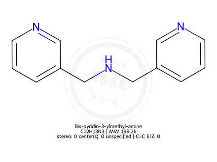 Chemical structure of Bis-pyridin-3-ylmethyl-amine