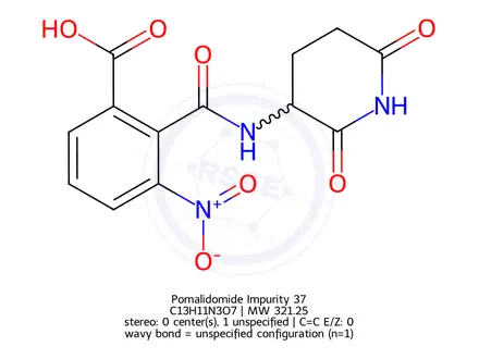 Chemical structure of Pomalidomide Impurity 37
