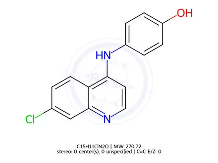 Chemical structure of Amodiaquine Impurity C