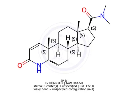 Chemical structure of Dutasteride Impurity B