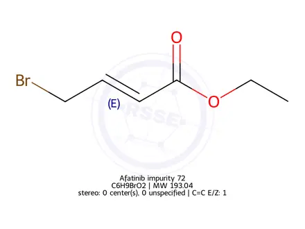 Chemical structure of Afatinib impurity 72