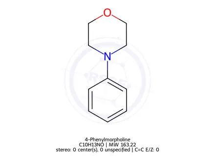 Chemical structure of 4-Phenyl-morpholine