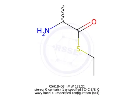 Chemical structure of Thioalanine S-Ethyl Ester