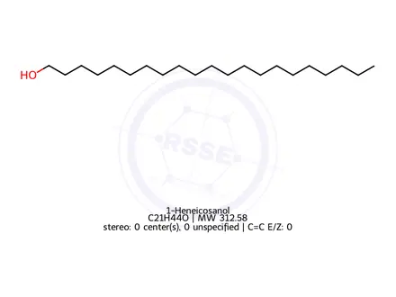 Chemical structure of 1-Heneicosanol