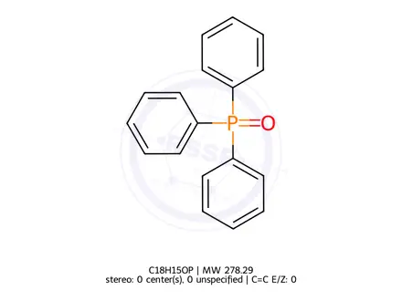 Chemical structure of Triphenylphosphine oxide
