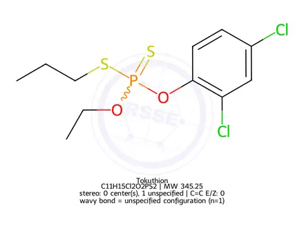 Chemical structure of Tokuthion