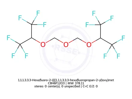 Chemical structure of Sevoflurane Impurity 10