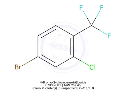 Chemical structure of 4-Bromo-2-chlorobenzotrifluoride
