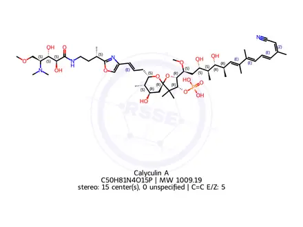 Chemical structure of Calyculin A