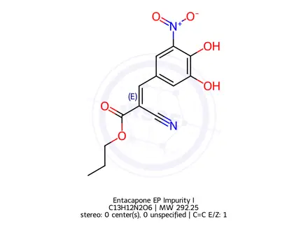 Chemical structure of Entacapone EP Impurity I
