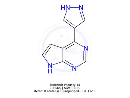 Chemical structure of Baricitinib Impurity 14