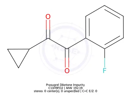 Chemical structure of Prasugrel Impurity 17