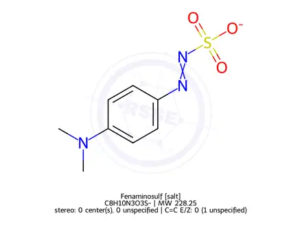 Chemical structure of Fenaminosulf