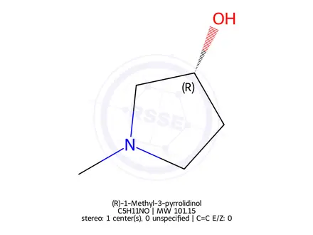 Chemical structure of (R)-1-Methyl-3-pyrrolidinol