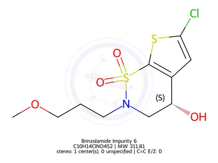 Chemical structure of Brinzolamide Impurity 6