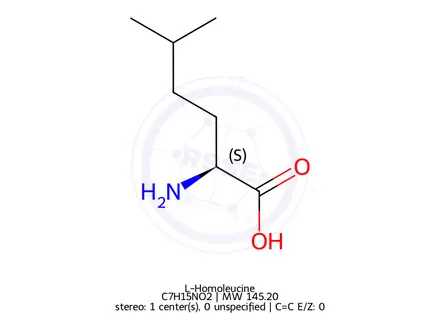 Chemical structure of L-Homoleucine