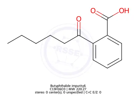 Chemical structure of Butyphthalide impurity6