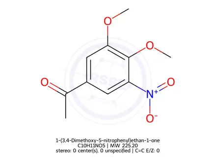 Chemical structure of 1-(3,4-Dimethoxy-5-nitrophenyl)ethanone