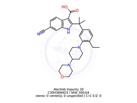 Chemical structure of Alectinib Impurity 10