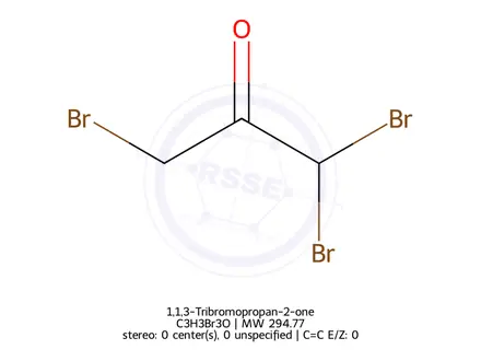 Chemical structure of 1,1,3-Tribromopropan-2-one