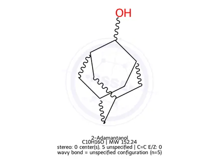 Chemical structure of 2-Adamantanol