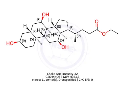 Chemical structure of Ethylcholate