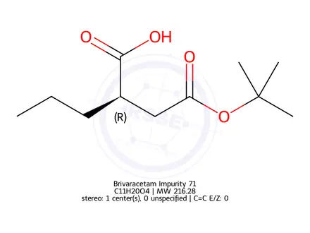 Chemical structure of Brivaracetam Impurity 71