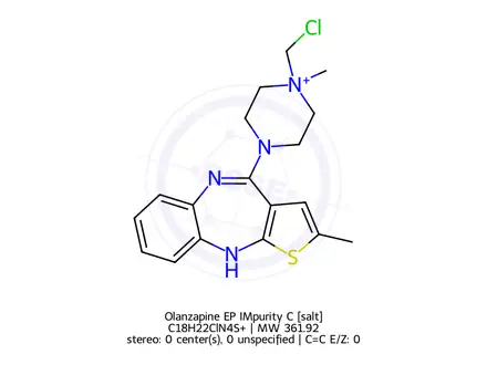 Chemical structure of Olanzapine EP IMpurity C