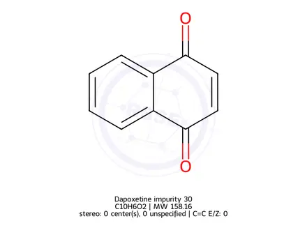 Chemical structure of 1,4-Naphthoquinone