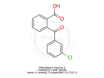 Chemical structure of Chlortalidone Impurity 2