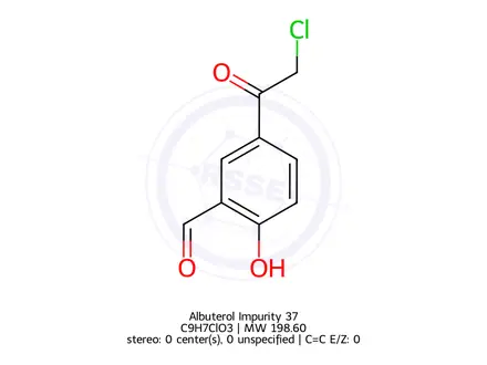 Chemical structure of Albuterol Impurity 37