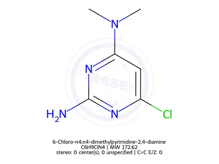Chemical structure of 6-Chloro-n4,n4-dimethylpyrimidine-2,4-diamine