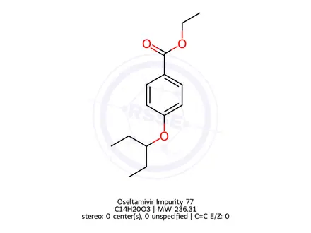 Chemical structure of Oseltamivir Impurity 77