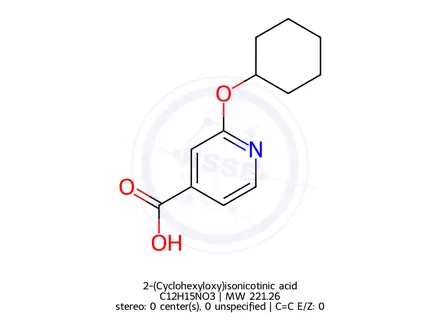 Chemical structure of 2-(Cyclohexyloxy)isonicotinic acid