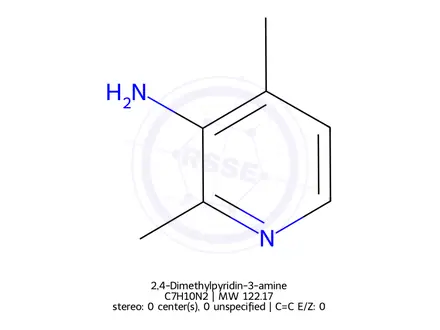 Chemical structure of 2,4-Dimethylpyridin-3-amine