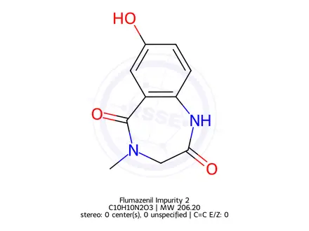 Chemical structure of Flumazenil Impurity 2