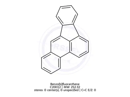 Chemical structure of Benzo(b)fluoranthene