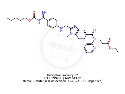 Chemical structure of Dabigatran Impurity 52