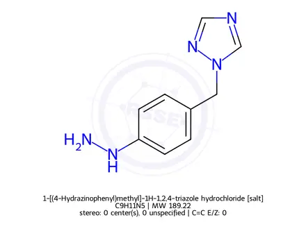 Chemical structure of Rizatriptan Impurity 11(Hydrochloride)