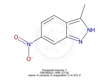 Chemical structure of Pazopanib Impurity 7