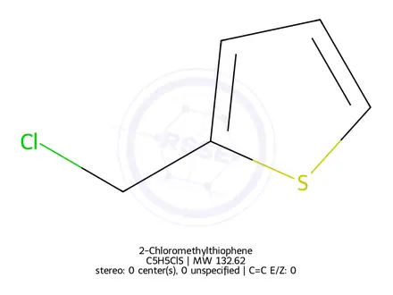 Chemical structure of 2-Chloromethylthiophene