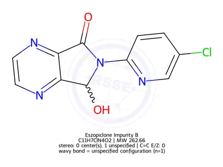 Chemical structure of Eszopiclone Impurity B
