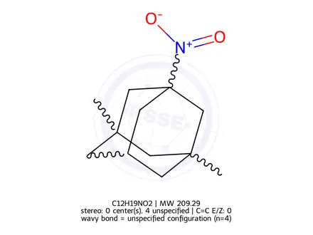 Chemical structure of Adamantane Impurity 1
