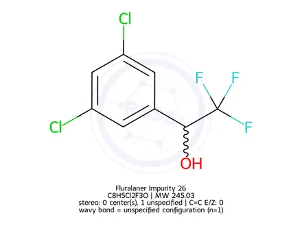 Chemical structure of Fluralaner Impurity 26
