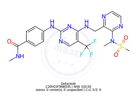 Chemical structure of Defactinib