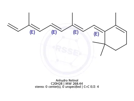 Chemical structure of Anhydro Retinol
