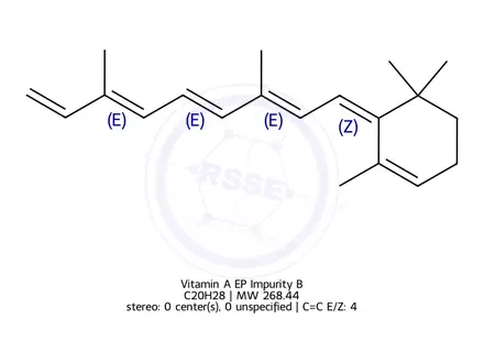 Chemical structure of Vitamin A EP Impurity B