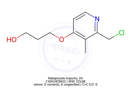 Chemical structure of Rabeprazole Impurity 24