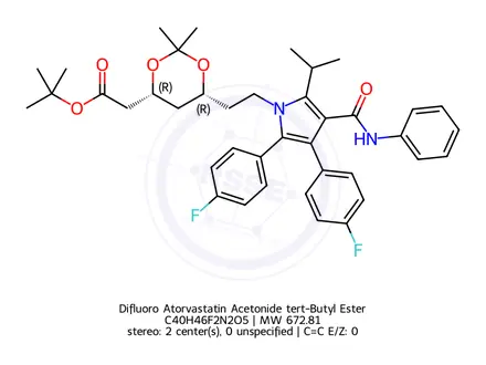 Chemical structure of Atorvastatin impurity 66